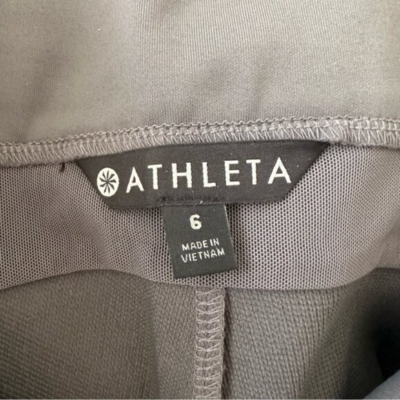 Athleta Gray Leggings‎ with High-Waisted Design and Smooth Stretchy Fabric - Picture 7 of 9